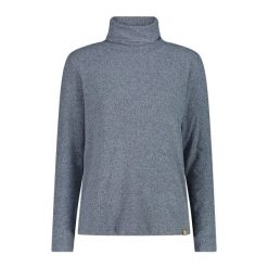 Bluzka damska z szerokim dekoltem w kształcie łódki CMP. Szare bluzki CMP, bez wzorów, bez kołnierzyka, bez ramiączek. Za 212.50 zł.