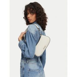 Torebka KARL LAGERFELD. Białe torebki klasyczne KARL LAGERFELD, bez wzorów, klasyczne, bez dodatków. Za 779.99 zł.