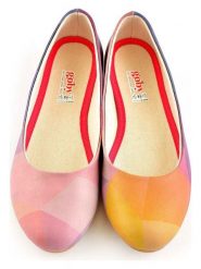 Goby Skórzane baleriny ze wzorem rozmiar: 35. Baleriny Goby, bez wzorów, bez obcasa, bez zapięcia. Za 130.99 zł.