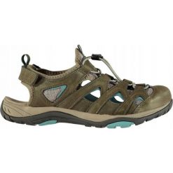 Sandały trekkingowe damskie Karrimor Auckland Lady K1021. Brązowe sandały Karrimor, bez wzorów, sportowe, bez obcasa, bez zapięcia. Za 261.99 zł.