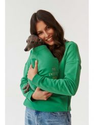 TATUUM Sweter w kolorze zielonym dla psa rozmiar: S. Zielone swetry Tatuum, s, bez wzorów, z bawełny, bez ramiączek. Za 100.99 zł.