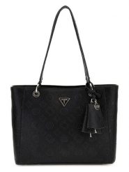 Guess Shopper bag w kolorze czarnym - 33 x 26 x 10 cm rozmiar: onesize. Czarne shopper bag Guess, z aplikacjami, z materiału, na ramię, z tłoczeniem, bez dodatków. Za 428.07 zł.