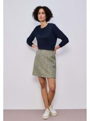 Street One Spódnica w kolorze żółto-błękitno-beżowym rozmiar: 46. Brązowe spódnice Street One, na co dzień, bez wzorów, street, mini, proste. Za 136.78 zł.