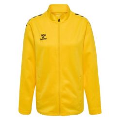 Damska bluza dresowa zapinana na zamek Hummel Core XK. Brązowe bluzy bez kaptura Hummel, bez wzorów, z dresówki, bez kaptura, do piłki ręcznej. Za 180.05 zł.