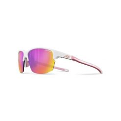 Okulary przeciwsłoneczne rowerowe JULBO Split biało różowe kat. 3Cf. Białe okulary przeciwsłoneczne JULBO, bez wzorów. W wyprzedaży za 357.00 zł.