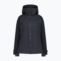 Kurtka narciarska damska CMP 34W4006. Czarne kurtki narciarskie CMP, na zimę, bez wzorów, bez kaptura, narciarskie. Za 559.99 zł.