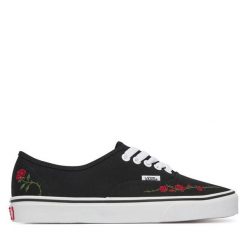 Tenisówki Vans. Czarne trampki Vans, bez wzorów, bez zapięcia, vans authentic. Za 369.99 zł.