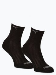 Puma skarpety do obuwia sportowego pakowane po 2 szt. Kobiety Bawełna czarny, 39-42. Czarne skarpetki Puma, bez wzorów, z bawełny. Za 44.95 zł.