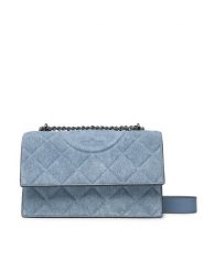 Tory Burch Torebka 167750 Niebieski. Niebieskie kopertówki Tory Burch, bez wzorów, z materiału, wizytowe, bez dodatków. Za 2,729.00 zł.