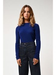 AUTHENTIC CASHMERE Kaszmirowy sweter w kolorze niebieskim rozmiar: M. Niebieskie swetry AUTHENTIC CASHMERE, m, bez wzorów, z kaszmiru, bez ramiączek. Za 369.99 zł.