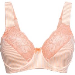 Biustonosz minimizer bonprix łososiowo-ecru w paski. Biustonosze sportowe marki bonprix. Za 54.99 zł.