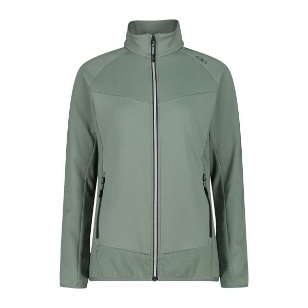Bluza damska turystyczna CMP 34E2966. Zielone bluzy CMP, xl, bez wzorów, bez kaptura, trekkingowe. Za 266.50 zł.