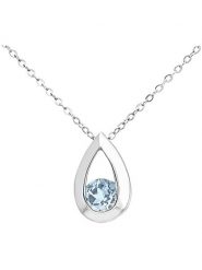 Revoni Złoty naszyjnik z zawieszką - dł. 45 cm rozmiar: onesize. Szare naszyjniki Revoni, z materiału, z topazem, złote. Za 782.99 zł.