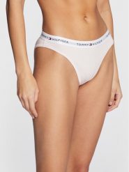 Tommy Hilfiger Figi klasyczne UW0UW03836 Różowy. Czerwone figi Tommy Hilfiger, bez wzorów, z bawełny. Za 59.99 zł.
