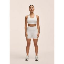 Legginsy Kolarki Damskie Casall Wysoki Stan. Białe legginsy Casall, bez wzorów, sportowe. W wyprzedaży za 269.99 zł.