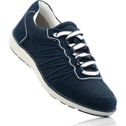 Sneakersy Jana bonprix ciemnoniebieski. Niebieskie buty sportowe lifestyle bonprix, bez wzorów, z materiału, sportowe, bez zapięcia. Za 104.99 zł.