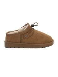 ISLAND BOOT Botki "Iblis" w kolorze jasnobrązowym rozmiar: 41. Brązowe botki Island Boot, bez wzorów, z materiału, z okrągłym noskiem, bez obcasa, bez zapięcia. Za 156.98 zł.