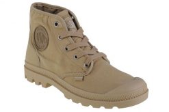 Buty sportowe Sneakersy damskie, Palladium Pampa Hi. Brązowe buty treningowe Palladium, bez wzorów, z materiału, bez zapięcia, trekkingowe. Za 359.99 zł.
