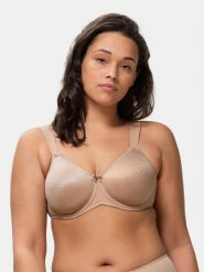 Triumph Biustonosz z fiszbiną Essential Minimizer W X 10166830 Beżowy. Brązowe biustonosze Triumph, bez wzorów, z syntetyku. Za 109.99 zł.