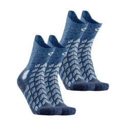 Skarpety trekkingowe kobieta Therm-ic Trekking Cool Crew Lady zestaw 2 par. Brązowe skarpetki THERM-IC, bez wzorów. Za 224.00 zł.