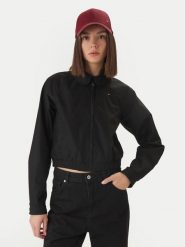 Tommy Jeans Kurtka przejściowa DW0DW20403 Czarny Regular Fit. Czarne kurtki Tommy Jeans, l, bez wzorów, z bawełny, bez kaptura. Za 569.99 zł.