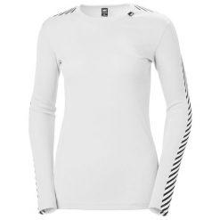 Bluza damska Helly Hansen lifa crew. Białe bluzy bez kaptura Helly Hansen, xl, bez wzorów, z włókna, bez kaptura. Za 201.40 zł.