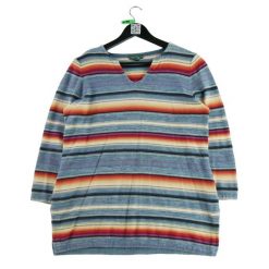 Second life - Damski niebieski sweter - Stan bardzo dobry. Niebieskie swetry Ralph Lauren, bez wzorów, bez ramiączek. Za 101.48 zł.