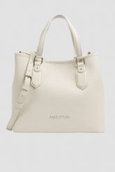 VALENTINO Torebka w kolorze ecru Brixton Shopping. Brązowe torebki klasyczne Valentino by Mario Valentino, bez wzorów, eleganckie, bez dodatków. W wyprzedaży za 318.99 zł.