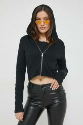 Hollister Co. bluza damska kolor czarny z kapturem gładka. Czarne bluzy Hollister Co., l, bez wzorów, z kapturem. W wyprzedaży za 139.99 zł.