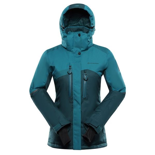 Kurtka damska narciarska snowboardowa 15.000 Alpine Pro Deara 2. Niebieskie kurtki narciarskie Alpine Pro, na zimę, bez wzorów, bez kaptura, narciarskie. W wyprzedaży za 939.00 zł.