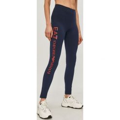 EA7 Emporio Armani - Legginsy TJ01Z.8NTP63. Niebieskie legginsy EA7 Emporio Armani, bez wzorów. W wyprzedaży za 234.99 zł.