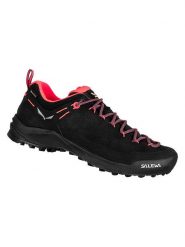 Salewa Skórzane buty trekkingowe "Wildfire Leather GTX" w kolorze czarnym rozmiar: 38,5. Czarne trekkingi Salewa, bez wzorów, z gore-texu, bez zapięcia, outdoorowe, gore-tex. Za 383.03 zł.