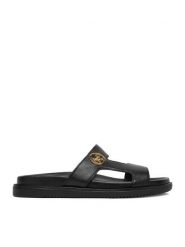 Beverly Hills Polo Club Klapki EO-WI16-SERDINIA-04 Czarny. Czarne klapki Beverly Hills Polo Club, bez wzorów, ze skóry, bez obcasa, bez zapięcia. Za 329.99 zł.