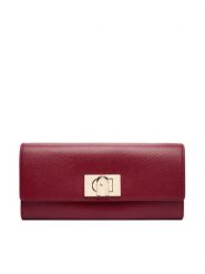 Furla Portfel 1927 PCV0ACO ARE000 CG Q00 Czerwony. Czerwone portfele Furla, bez wzorów, ze skóry. Za 889.99 zł.