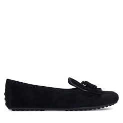 Mokasyny LAUREN RALPH LAUREN. Czarne mokasyny Lauren Ralph Lauren, bez wzorów. Za 729.99 zł.