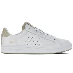 Buty sportowe LOZAN KLUB LTH (97263-907-M). Białe buty treningowe K-SWISS, bez wzorów, bez zapięcia. Za 189.00 zł.
