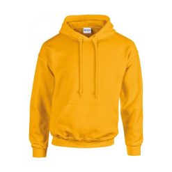 Bluza z kapturem Gildan Heavy Blend ®. Żółte bluzy z kapturem GILDAN, l, bez wzorów, z bawełny, z kapturem. Za 81.15 zł.