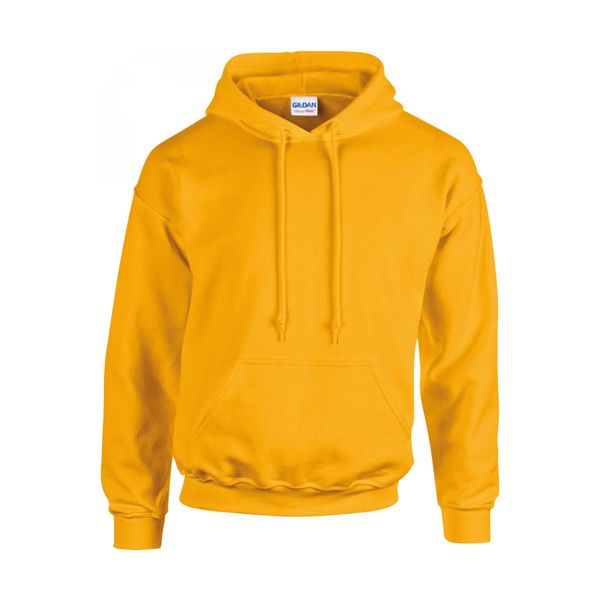 Bluza z kapturem Gildan Heavy Blend ®. Żółte bluzy z kapturem GILDAN, l, bez wzorów, z bawełny, z kapturem. Za 80.65 zł.
