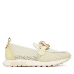 Mokasyny Hispanitas. Żółte mokasyny Hispanitas, bez wzorów. Za 639.99 zł.