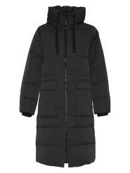 MOSS COPENHAGEN Płaszcz pikowany "Pavinaria" w kolorze czarnym rozmiar: L/XL. Czarne płaszcze Moss Copenhagen, l, bez wzorów, z puchu, bez kaptura. Za 440.28 zł.