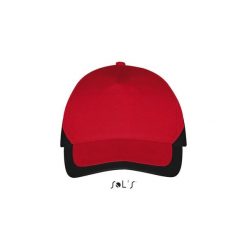 Czapka Sol's Booster. Czarne czapki z daszkiem SOL'S, bez wzorów. Za 24.50 zł.