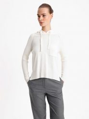 BGN Sweter w kolorze kremowym rozmiar: 38. Brązowe swetry BGN, bez wzorów, z wełny, bez ramiączek. Za 105.63 zł.