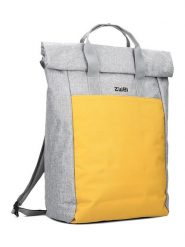 Zwei Plecak "Benno BE260" w kolorze szaro-żółtym - 38 x 53 x 19 cm rozmiar: onesize. Szare plecaki Zwei, bez wzorów, z materiału, bez dodatków. Za 170.07 zł.