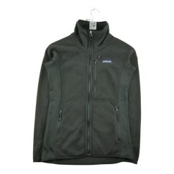 Second life - Kurtka polarowa dla kobiet - Jak nowy. Czarne kurtki Patagonia, bez wzorów, z polaru, bez kaptura. Za 255.56 zł.