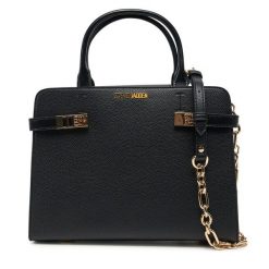Torebka Steve Madden. Czarne torebki klasyczne Steve Madden, bez wzorów, klasyczne, bez dodatków. Za 359.99 zł.