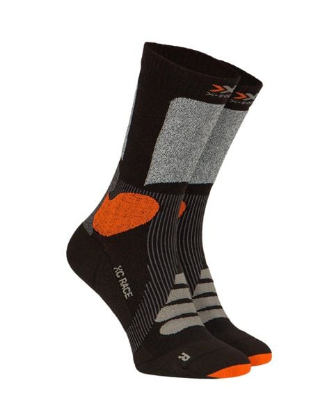Skarpety X-SOCKS X-COUNTRY RACE 4.0 Black. Brązowe skarpetki X-Socks, bez wzorów, z dzianiny. Za 70.00 zł.