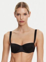 Dolce&Gabbana Biustonosz z fiszbiną O1A14T ONO13 Czarny. Czarne biustonosze Dolce&Gabbana, bez wzorów, z jedwabiu. Za 1,529.00 zł.