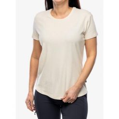 Koszulka bawełniana damska Royal Robbins Basecamp Tee. Brązowe t-shirty sportowe ROYAL ROBBINS, bez wzorów, z bawełny, bez ramiączek. Za 218.99 zł.