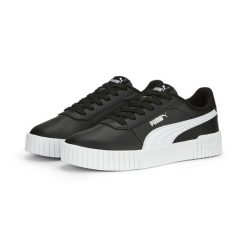 Buty trampki sportowe Puma CARINA 2.0. Białe buty sportowe lifestyle Puma, na jesień, bez wzorów, z gumy, bez zapięcia, tenisowe. Za 302.53 zł.