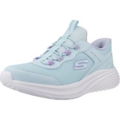 Buty SKECHERS BOUNDER PRO Niebieski. Niebieskie buty trekkingowe Skechers, bez wzorów, z syntetyku, bez zapięcia, trekkingowe. Za 216.99 zł.